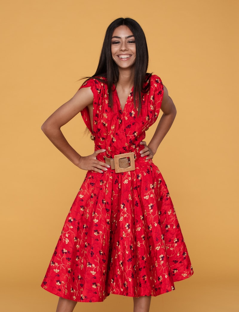 Floral Wrap Dress